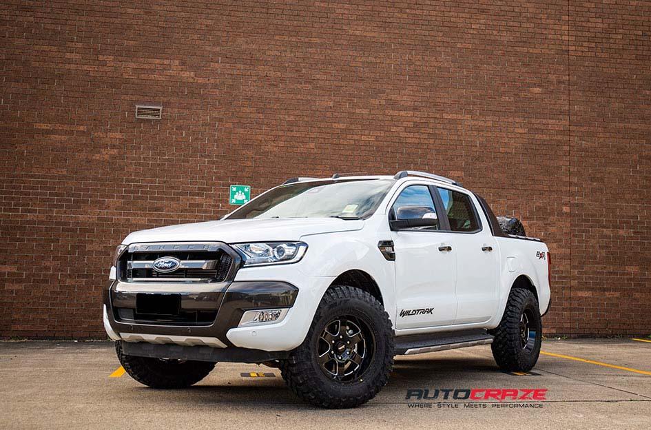 FORD RANGER AR926 PATROL GLOSS BLACK MILLED